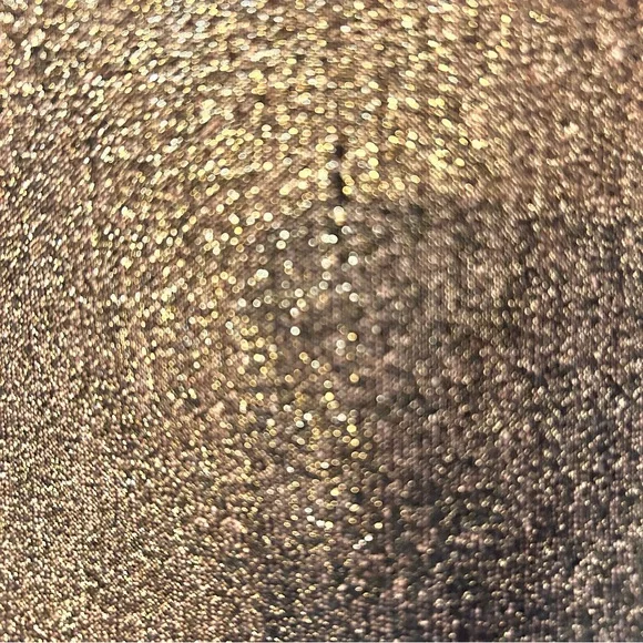 Zara Trafaluc Collection Metallic Gold Dress - Size Medium - Picture 11 of 11